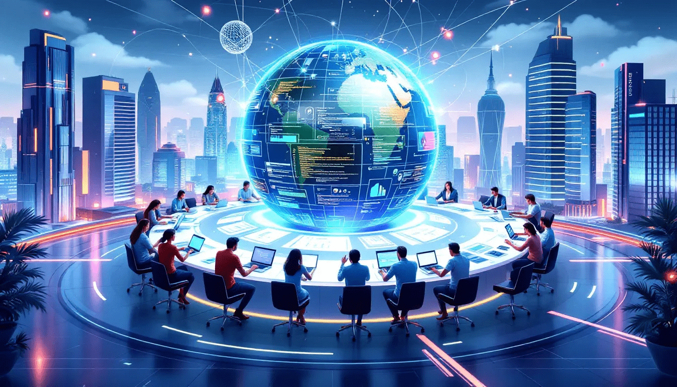 An overview of nearshore software development concept.