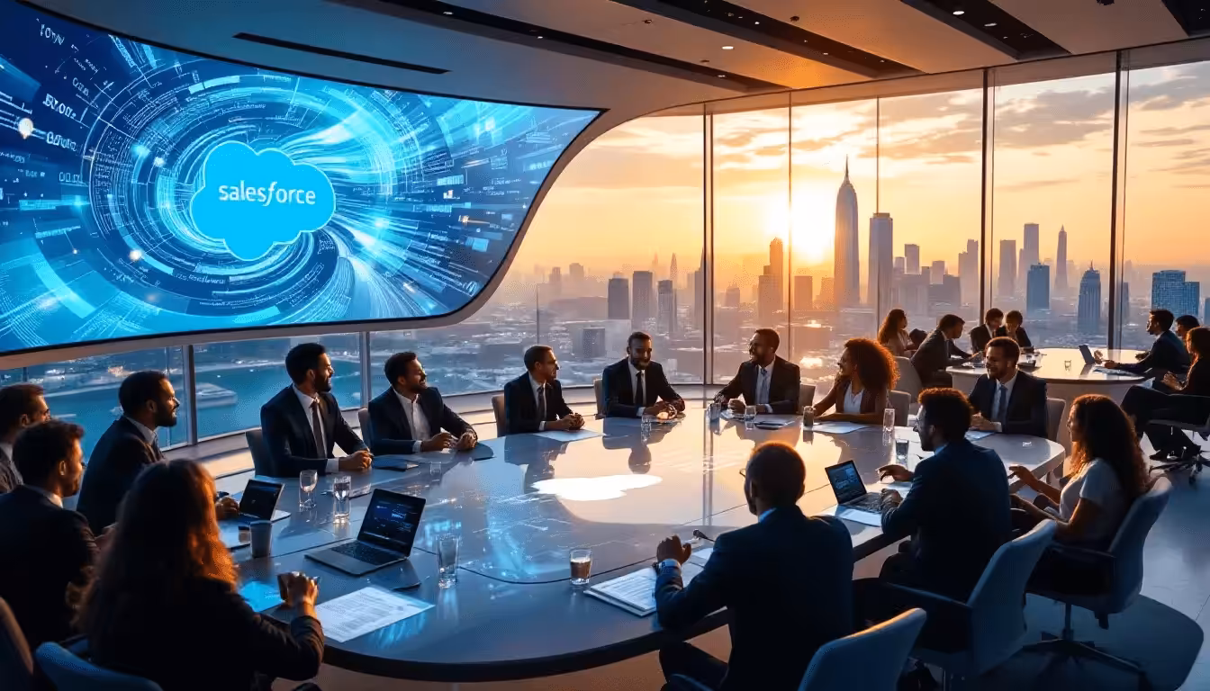 A professional networking event for Salesforce talent acquisition.