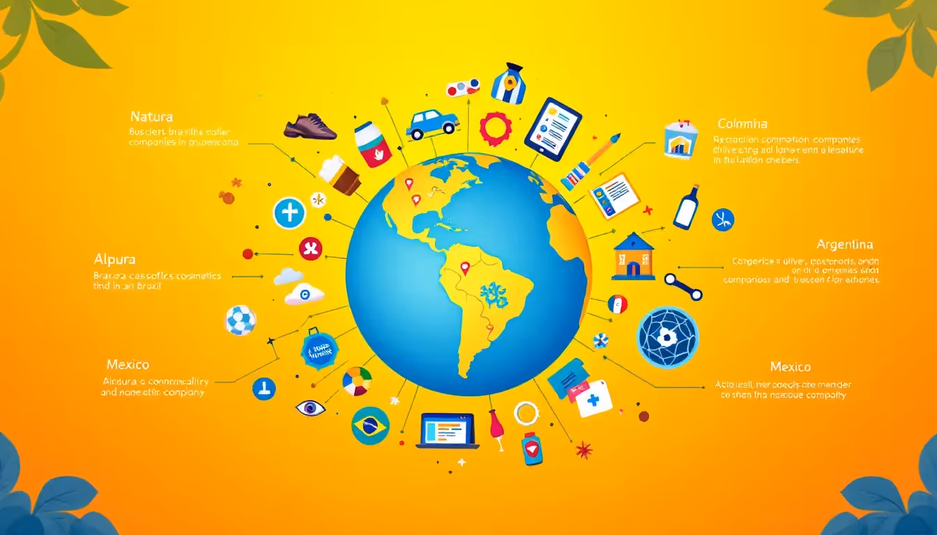 Successful companies thriving in Latin America, showcasing diverse industries.