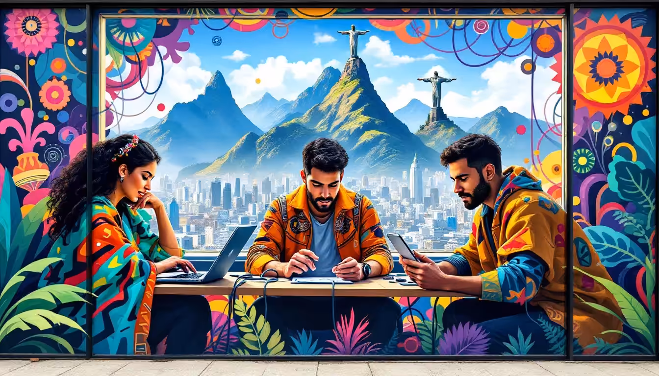 Engineers from LATAM collaborating in real-time across different time zones.