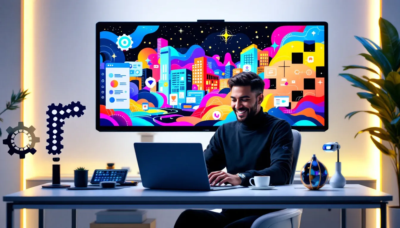 A person using technology tools for remote hiring, representing efficient remote hiring processes.
