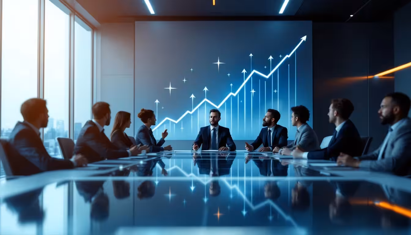 An image showing professionals building and nurturing client relationships.