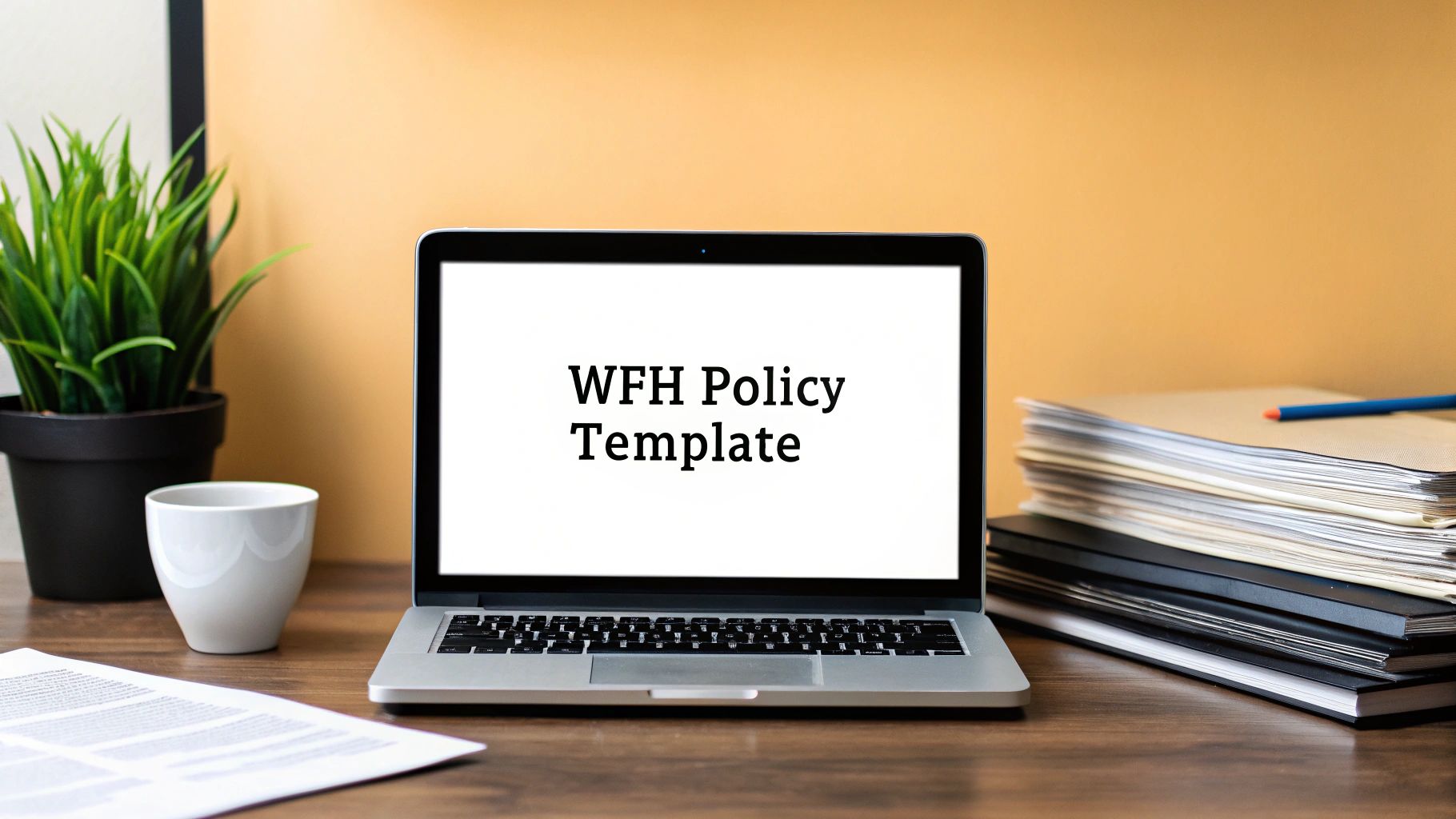 Read more about the article Your Work From Home Policy Template And Guide