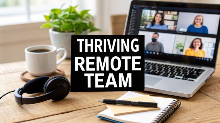 how to manage a remote team